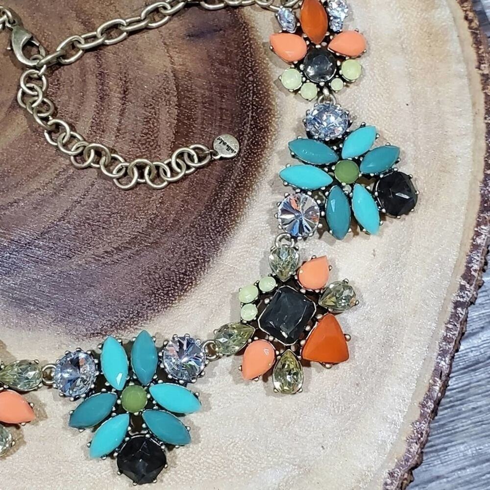 Stella & Dot Multi Colored Statement Necklace - image 7
